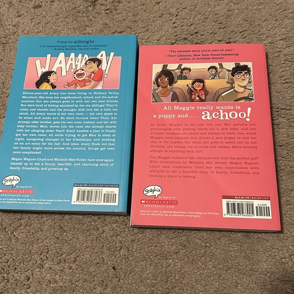 Scholastic Squished and Allergic Books - Picture 2 of 4